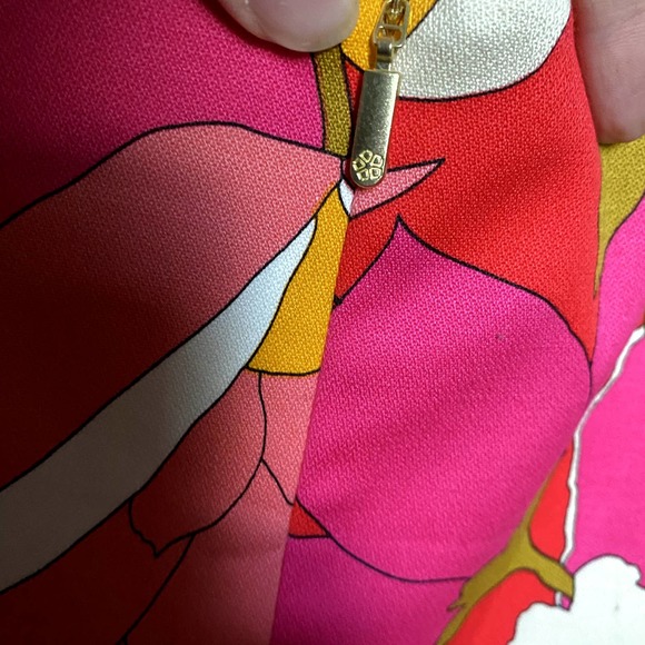 *SOLD* Trina Turk Floral Dress With Tassels - Picture 6 of 11